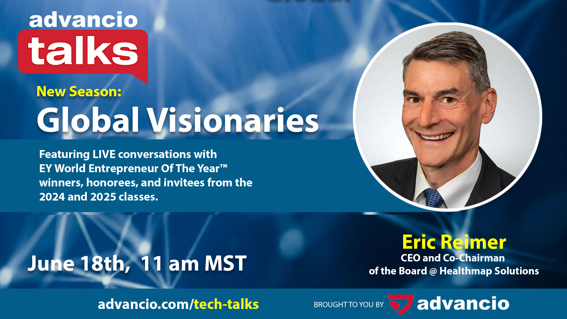 Advancio Talks Season 2 – Episode 2 with Eric Reimer