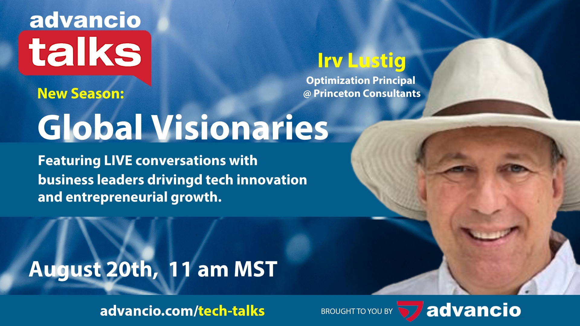 Advancio Talks Season 2 &ndash; Episode 10 with Irv Lustig