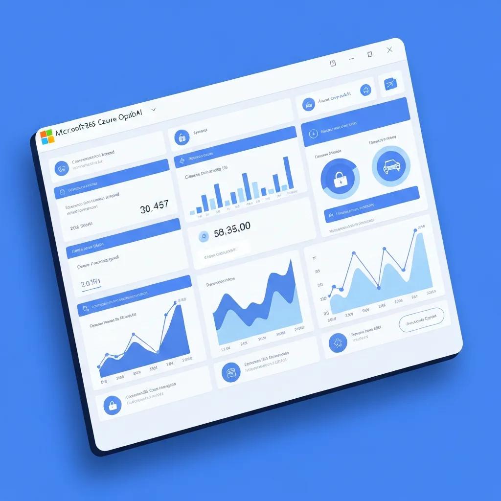Digital dashboard illustrating the integration of AI in insurance operations